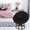 Black, variant on Elodie Swing Hanging Egg Rattan Chair Round Cushions Outdoor Garden Patio Hammock Black