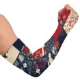 thumbnail image 2 of ALAZA Ethnic Bohemia Flower on Checkered UV Sun Protection Arm Sleeves UPF 50+ Compression Cooling Sleeve 1 Pair, 2 of 7