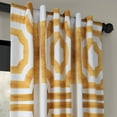 thumbnail image 5 of Mecca Gold Printed Cotton Curtain (1 Panel), Mecca Gold, 50W X 96L, 5 of 6