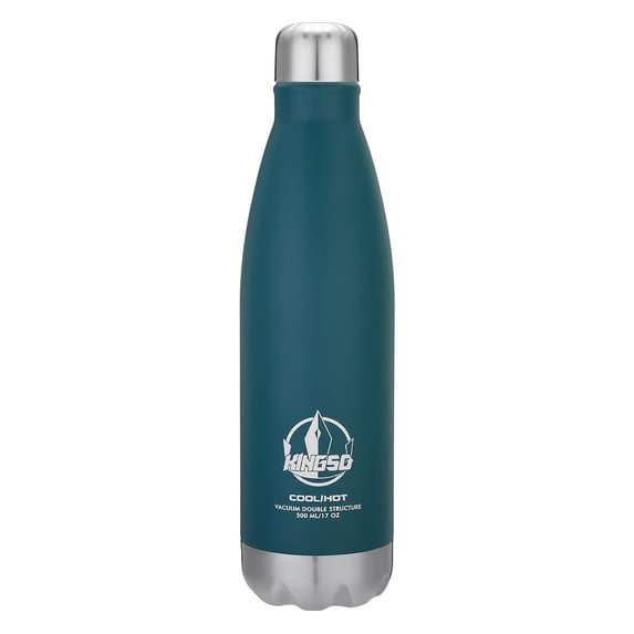 Insulated Water Bottle, Vacuum Stainless Steel & Vacuum Flask Comes with a Cleaning Brush -500ml Stainless Steel Vacuum Bottle, Double Wall Design, Standard Mouth, for Outdoor Sports, Fitness, Running