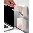 thumbnail image 4 of 10pcs multi piece isolation and dustproof flip storage box, simple hair clip/lipstick/rubber band/toothpick/makeup swab/transparent/hair film/battery/, 4 of 5