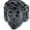 Black 05511, variant on Summer Creative Retro Avatar Stainless Steel Ring Unisex Geometric Style Sizes 7 8 9 10 11 12 13 14 15 For All