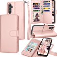 thumbnail image 1 of Tiflook Galaxy A54 5G Case, Galaxy A54 5G Wallet Case, Luxury PU Leather Cash Credit Card Slots Holder Carrying Folio Flip Cover [Detachable Magnetic Hard Case] Kickstand for Samsung A54 5G [Pink], 1 of 6