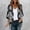 Black, variant on Women's Floral Print Kimono Cardigan Casual 3/4 Sleeve Open Front Lightweight Cover Up