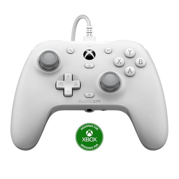 Restored GameSir G7 HE Wired Xbox Controller, Officially licensed Controller for Xbox Series X|S, Xbox One, Windows 10|11, PC, Video Game Controller with Hall Effect Sticks ,White (Refurbished)