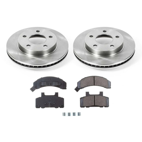 Ultimate Brakes Front Semi-Metallic Brake Pad and Rotor Kit with Hardware WM80326