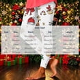 thumbnail image 3 of Yeaiivve Women's Workout Leggings Christmas Cartoon Printed Yoga Pants Comfy High Waisted Skinny Pant Winter Holiday Party Legging White M, 3 of 5
