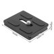 thumbnail image 3 of Ballhead Quick Release Plate Aluminium Alloy SLR Camera Tripod Ballhead Universal Type, 3 of 4