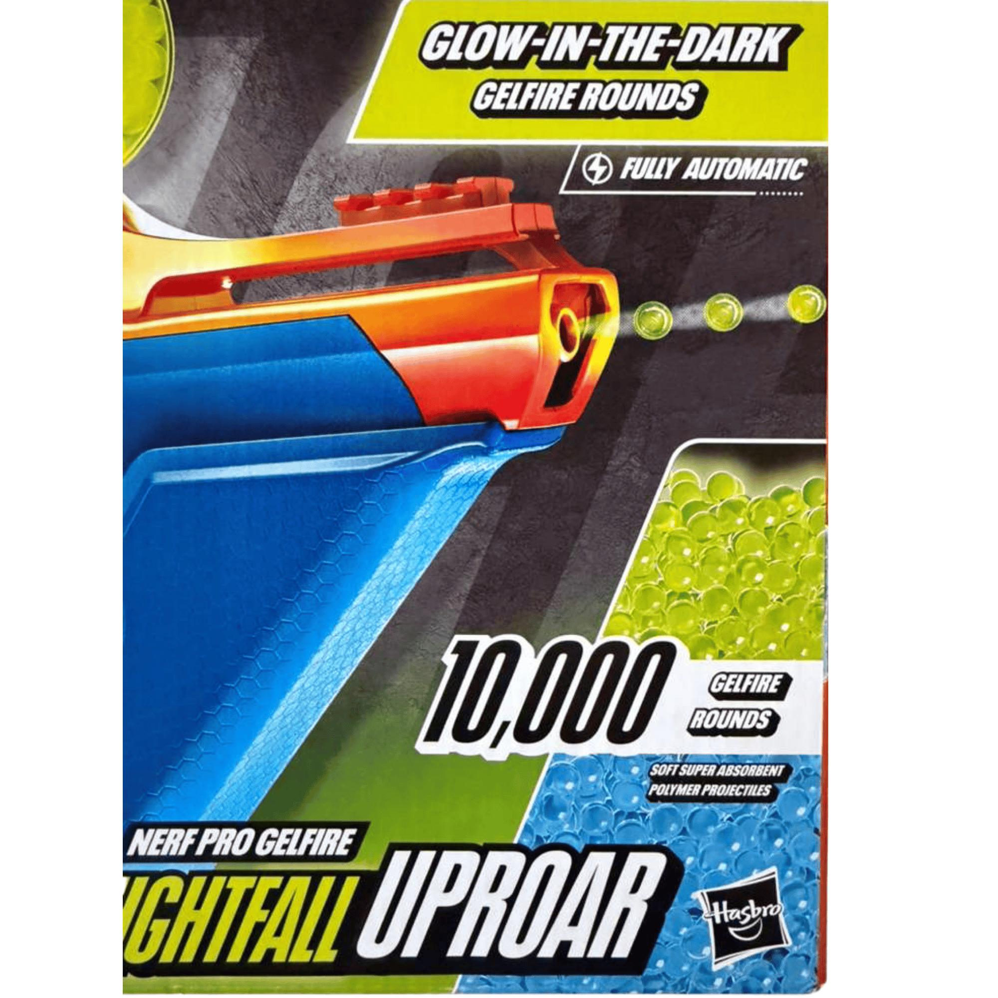 NERF Pro Gelfire Nightfall Uproar Blaster with 10,000 Glow-in-the-Dark Rounds