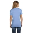 thumbnail image 3 of Hanes Ladies' 4.5 oz., 100% Ringspun Cotton nano-T V-Neck T-Shirt - S04V, 3 of 4
