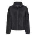 thumbnail image 4 of Burnside Womens Polar Fleece Full-Zip Jacket, S, Black, 4 of 5