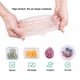 thumbnail image 3 of Advancent 6 uds. De tapas elásticas de silicona, cubiertas herméticas reutilizables para envolver alimentos, mantener el sellado fresco, Organizadores de utensilios de cocina blanco, 3 of 6