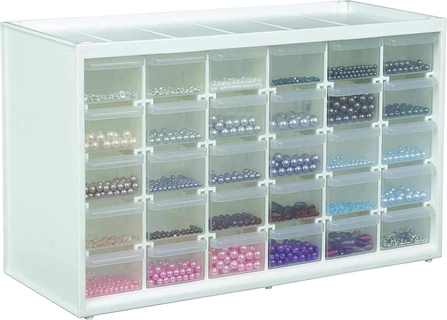 Store-In-Drawer Cabinets - Wall Mountable Storage Cabinet with 30 Drawers, Art & Craft Organizer