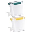 thumbnail image 1 of NIYANGLE 2Pcs Beverage Dispensers for Restaurant and Cafe Use Large Capacity Plastic Jug 3.5L, 1 of 8