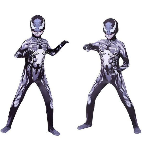 Disfraz de Spiderman para niños, traje de Cosplay de Miles Gwen, superhéroe, mono nocturno, ropa increíble de Spider-Man Fivean unisex