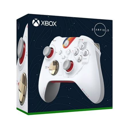 Microsoft - Xbox Wireless Controller for Xbox Series X, Xbox Series S, Xbox One, Windows Devices - Starfield Edition