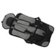 thumbnail image 4 of Asiento de seguridad para niños, asiento portátil para coche, plegable, con correa ajustable, accesorio de viaje, asiento protector, color gris oscuro., 4 of 14