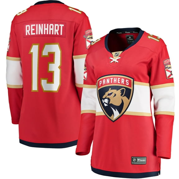 Women's Fanatics Sam Reinhart Red Florida Panthers Breakaway Player Jersey