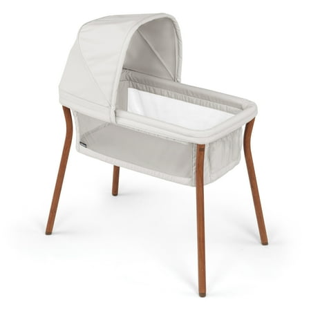 Chicco LullaGo Anywhere LE Portable Bedside Bassinet with Removable Canopy - Serene (Beige), New