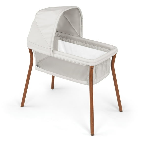 Chicco LullaGo Anywhere LE Portable Bedside Bassinet with Removable Canopy - Serene (Beige), New