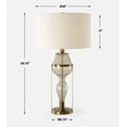 thumbnail image 3 of Uttermost Out Of Time Seeded Glass Table Lamp in Gray, 3 of 12