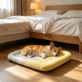 thumbnail image 6 of Dog Cooling Mat Summer Cool Down Pad for Cats and Dogs Breathable Ice Silk Dog Bed Mat Portable Washable Indoor 19.7x15.7in by MPOISVA, 6 of 6