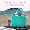 thumbnail image 2 of Bolsa de mano Simply Southern Simply Tote, grande, impermeable, espuma de mar, 2 of 7