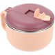 thumbnail image 1 of Instant Noodle Bowl Pink Stainless Steel with Lid for Soup Use, 1 of 5