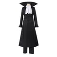 thumbnail image 4 of Disfraz de Anime Bungo Stray Dogs Akutagawa Ryunosuke, capa de gabardina, trajes de uniforme negro, ropa de fiesta de Navidad y Halloween, 4 of 4