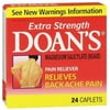 Doan's Extra Strength Pain Reliever, Caplets 24 ea (Pack of 3)