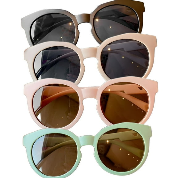 GJX 4Pcs Toddler Sunglasses,Pleasant Fit Toddler Sunglasses Age 2-4,Ultra-Lightweight Frame Toddler Boy Sunglasses,Style1