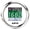 Silver, variant on Multifunctional 52mm Map Speed Meter, Large Screen Trip Computer with Tracking for Automotive Marine Motorcycle