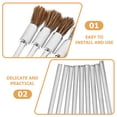 thumbnail image 6 of KAKOWELY Drill Brush Attachment Wire Brushes Stainless Steel Cleaning Automobile Rust Removal 10Pcs, 6 of 7