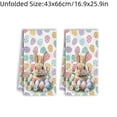 thumbnail image 3 of Taicans Easter Kitchen Towels Set of 2,Absorbent Soft Dish Towels Hand Towels with Bunny Egg Pattern,Fast Drying Tea Towels for Cooking Baking Table Decoration,25.9x16.9 Inch, 3 of 6