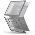 thumbnail image 4 of Funda TEKKU para MacBook Air 13 M2 M3 A2681 A3113 Gris uso rudo, 4 of 15