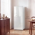 thumbnail image 3 of HOMCOM 7.0 Cu.Ft Upright Freezer, Compact Stand Up Freezer for Home, White, 3 of 10