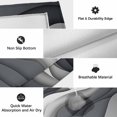 thumbnail image 6 of Black Grey Ombre Outdoor Rug for Patio/Deck/Porch, Non-Slip Large Area Rug 4 x 6 Ft, Modern Geometric Abstract Moire Indoor Outdoor Rugs Washable Area Rugs, Reversible Camping Rug Carpet Runner, 6 of 8