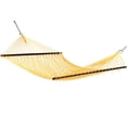 thumbnail image 1 of Caribbean Rope Hammock - 55 Inch - Soft-Spun Polyester (Yellow), 1 of 4