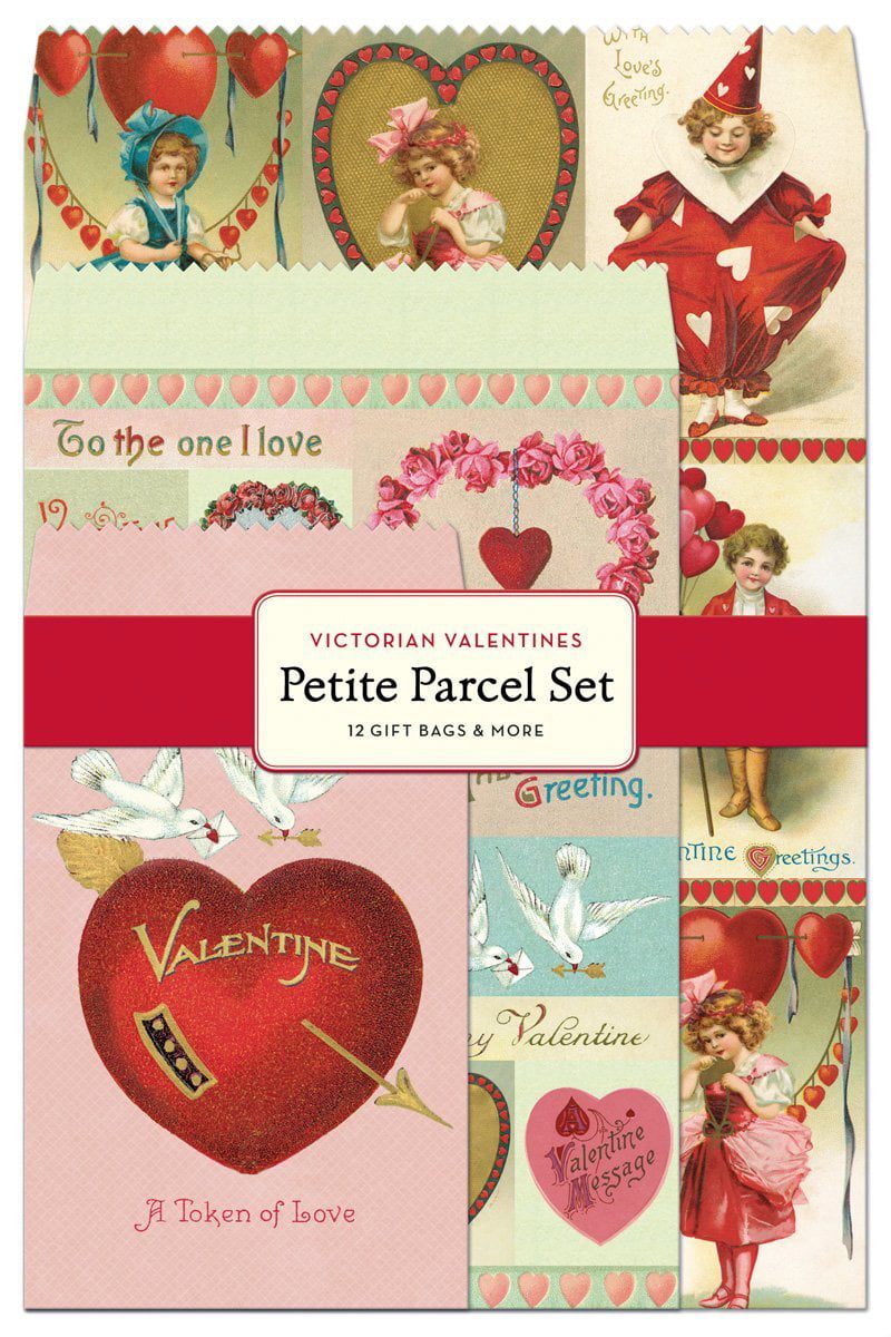 Vintage Paris Petite Parcel Set Birthday Gift Wrap Bags Cavallini & Co 
