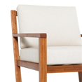 thumbnail image 5 of Modern Slat Back Solid Wood Club Chair - Brown, 5 of 7