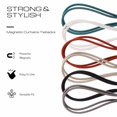 thumbnail image 5 of Evideco French Home Goods Curtain Holdbacks Black Magnetic Curtain Tieback – Double Braided Cord with Wooden Tips, 5 of 8