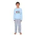 thumbnail image 4 of Cute Gnome Matching Long Sleeve Christmas Pajamas For Family And Dog, Size Newborn to Men 6XL, 4 of 7