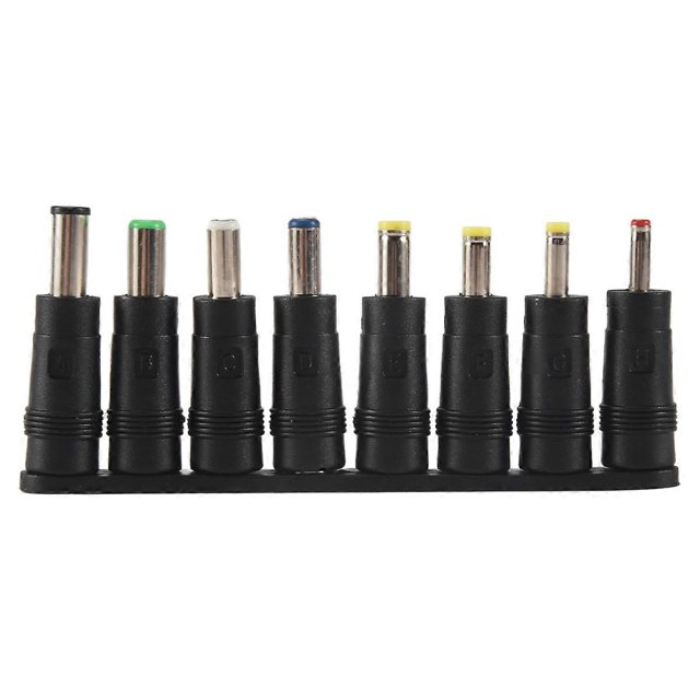 Universal 1 set 8pcs / set 5pin Jack Plugs DC for Laptop AC Power Adapter Tips Connectors for Comp