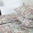 thumbnail image 5 of Sleepdown Twin Comforter Set - Lightweight All Season Twin Comforter Set, Soft Breathable Comforter Twin Size Bed, Reversible Microfiber Twin Bedding Sets 1 Paisley Comforter and 1 Pillow Sham, 5 of 6
