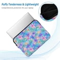 thumbnail image 2 of FORMRS 15-15.6 inch Laptop Sleeve Case Soft Carrying Quilted Computer Bag Cover, Neon Starfish Pattern, 2 of 7