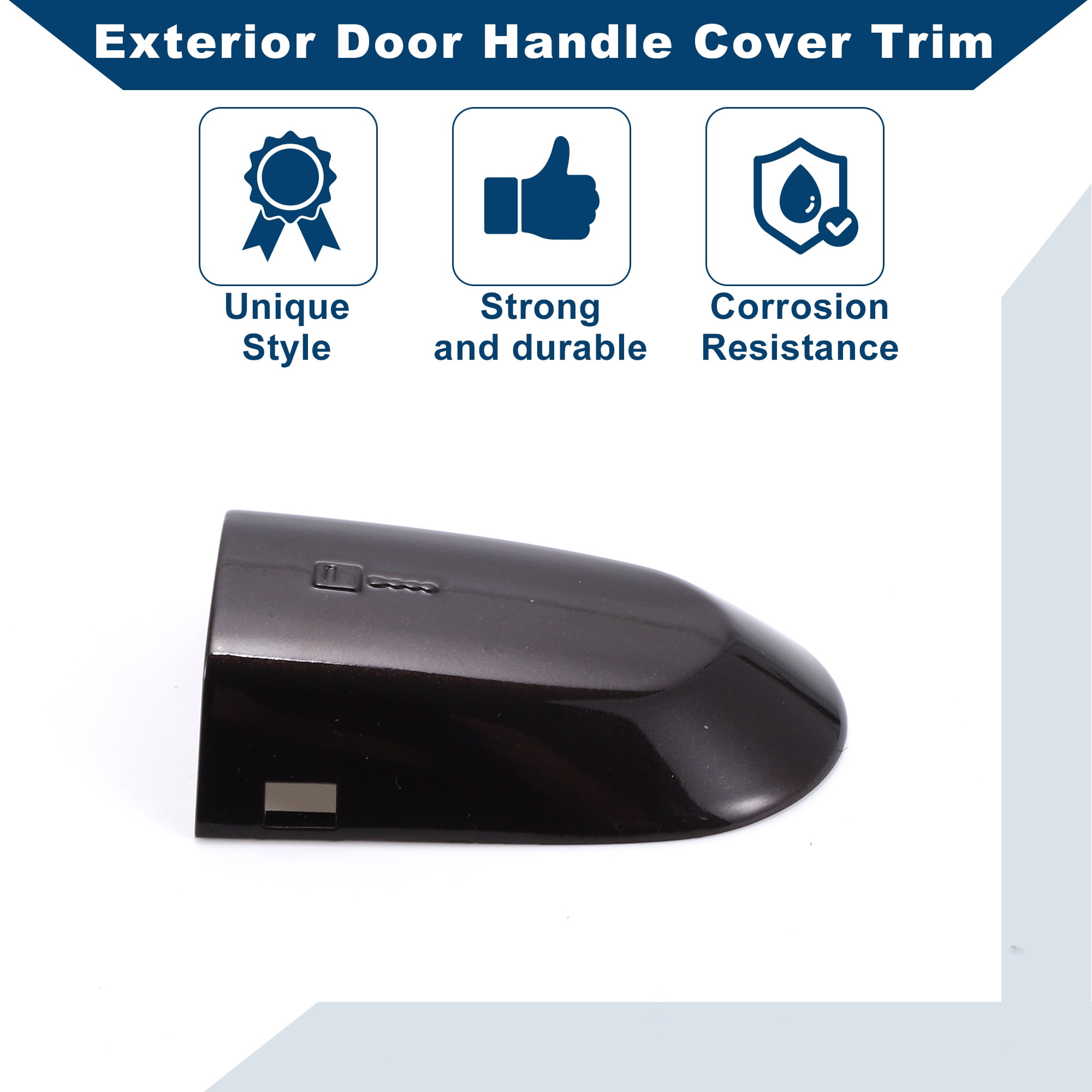 Unique Bargains Front Left Exterior Door Handle Cover for Jaguar XK and XF Models