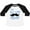 Baseball White and Black, variant on I'm the Little Mister with Mustache Boys Toddler T-Shirt