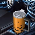 thumbnail image 6 of Halloween Bat Silhouette Pattern Tumbler with Handle and Lid,40oz Double Wall Vacuum Insulated Tumbler,Cups Gift for Women and Men, 6 of 7