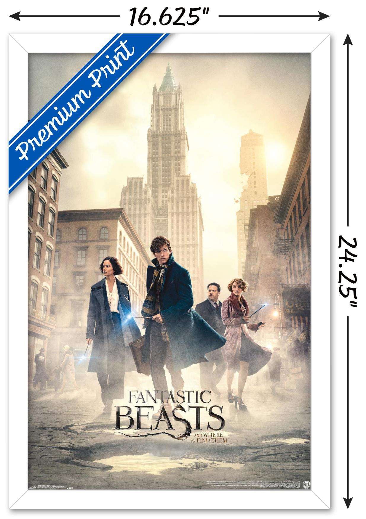 Fantastic Beasts And Where To Find Them - Streets Wall Poster, 14.725" x 22.375", Framed