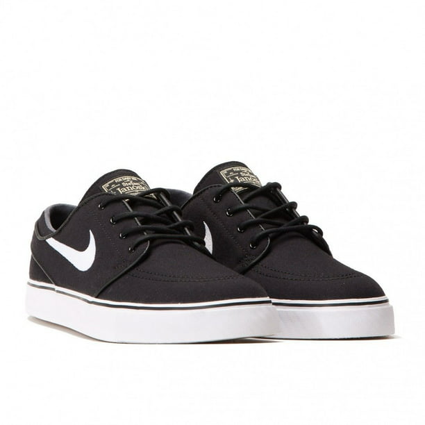 Nike SB Stefan Canvas Men's Skateboard Shoes Black/White 615957 Men 8 Walmart.com
